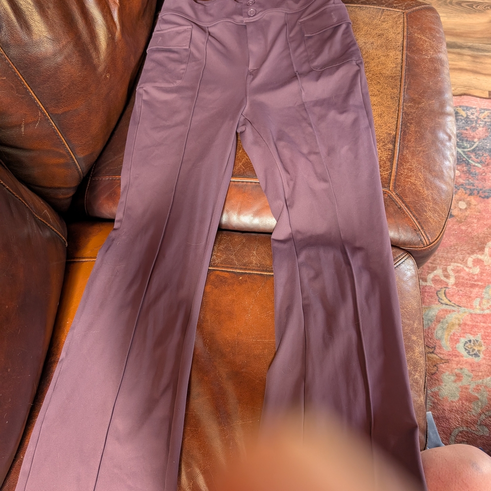 HALARA Purple Wide-Leg Jumpsuit with Flowing Fit